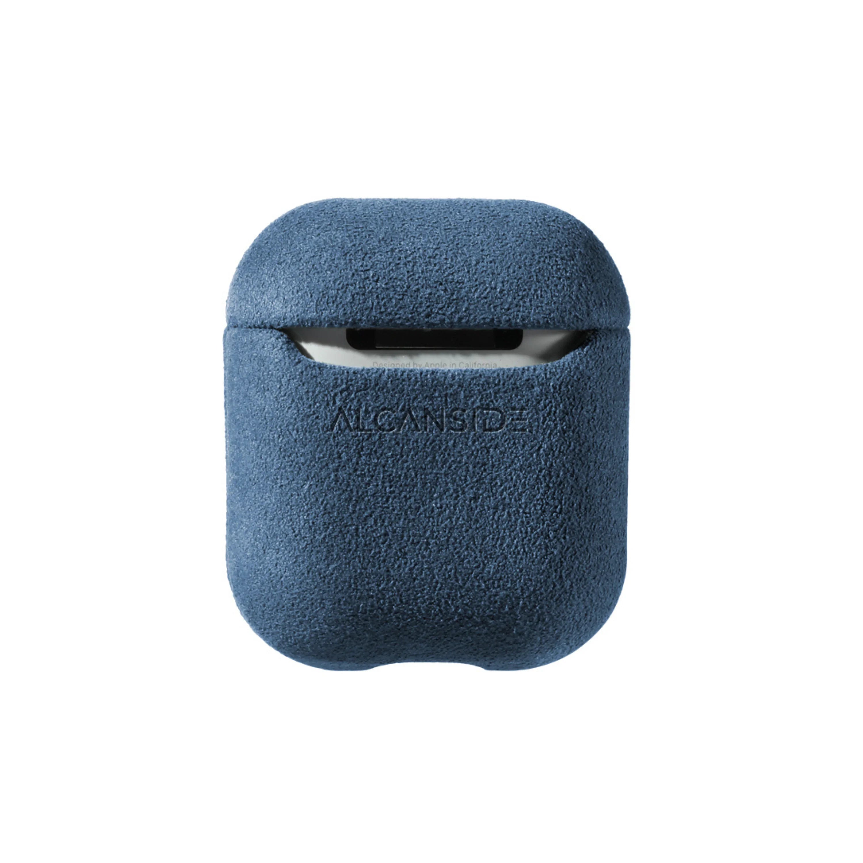 AirPods 1/2 Gen Alcantara Hoesje - Ocean Blue