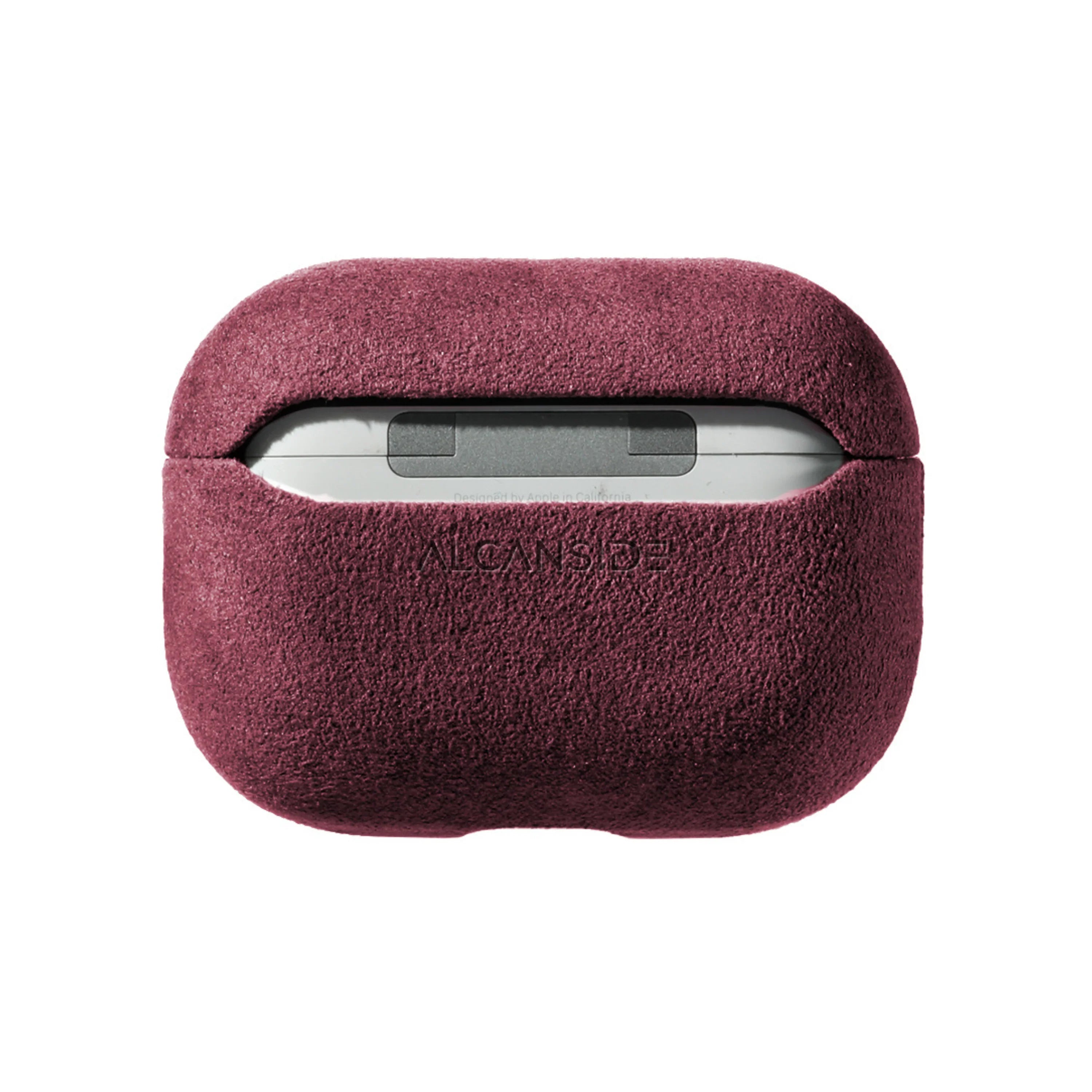 AirPods Pro Alcantara Case - Wine Red