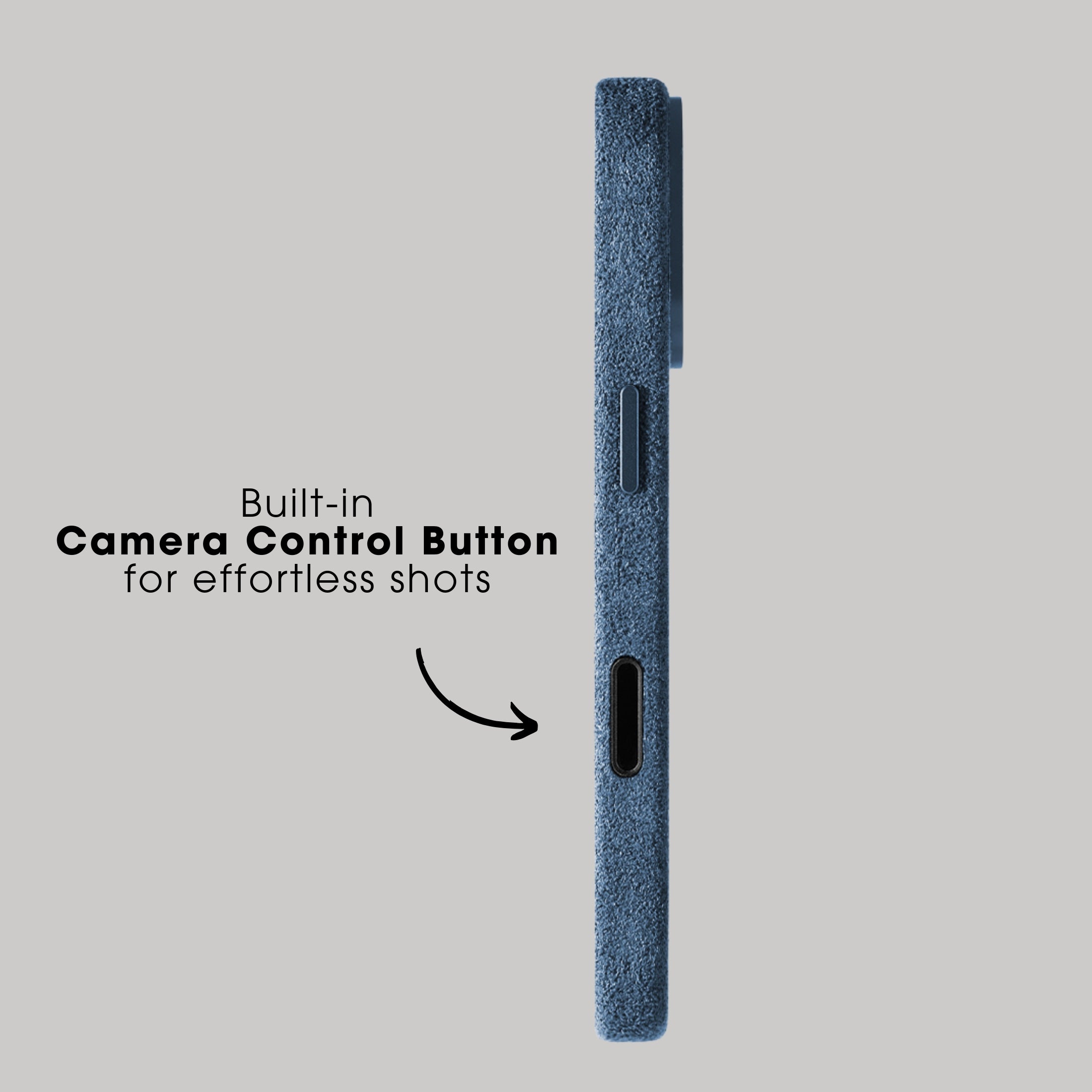 iPhone 17 - Alcantara Case - Ocean Blue