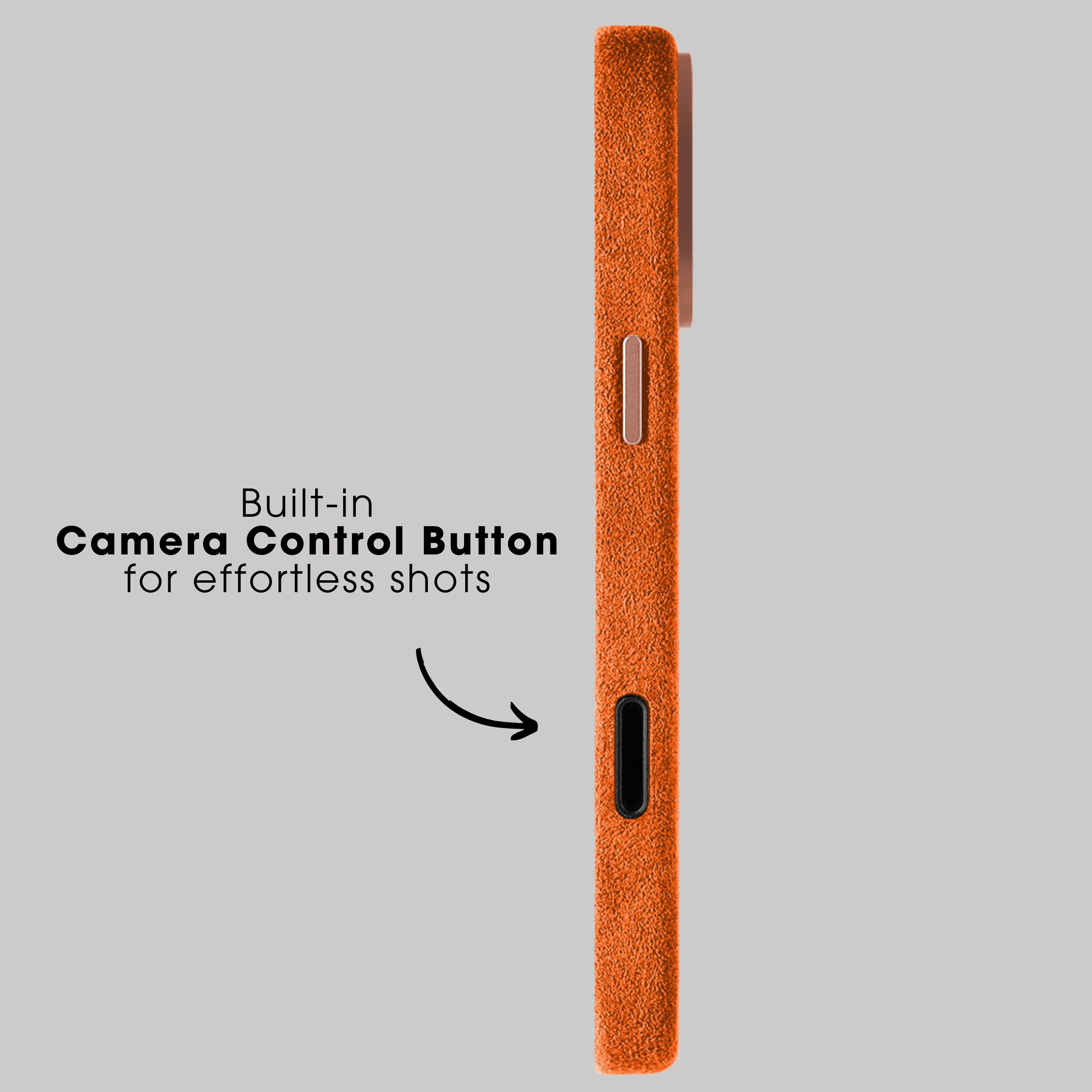 iPhone 17 Pro - Alcantara Case - Orange