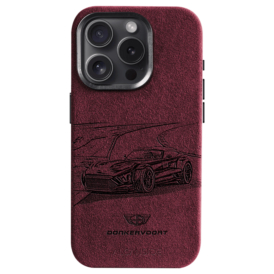 Donkervoort F22 Limited Edition Spa-Francorchamps - iPhone Alcantara Case - Red - Alcanside