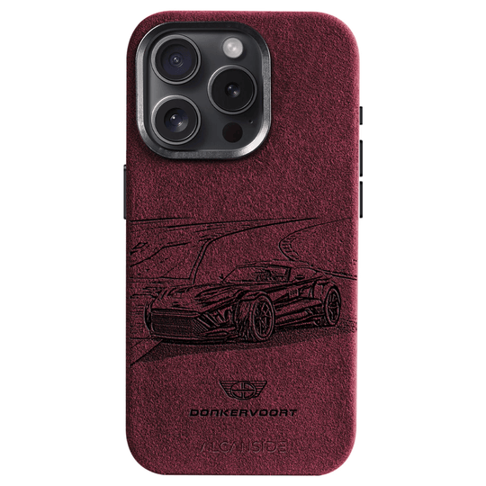 Donkervoort F22 Limited Edition Spa-Francorchamps - iPhone Alcantara Case - Red - Alcanside