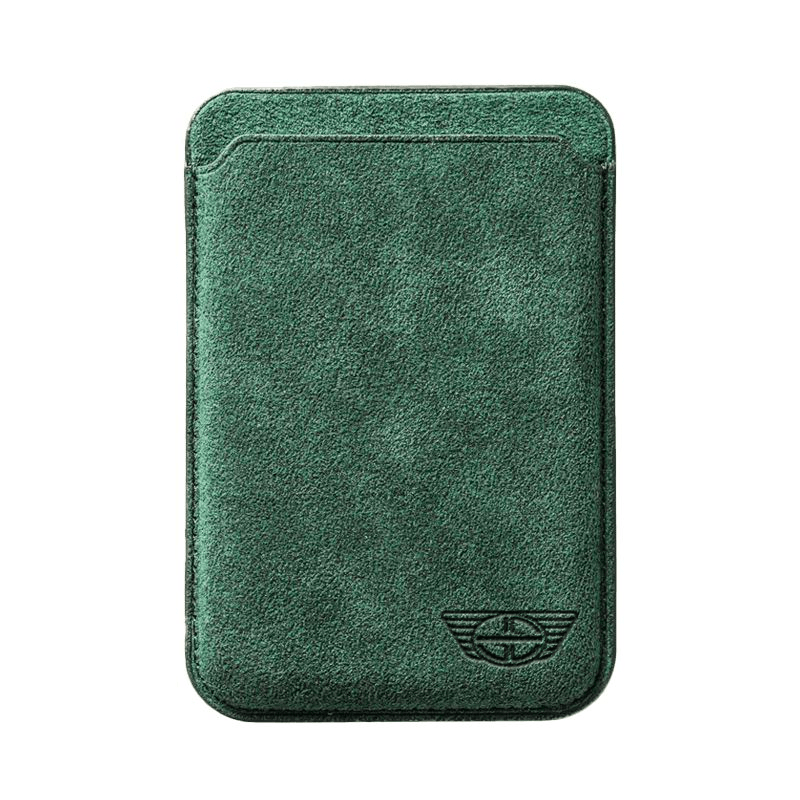 Donkervoort - Alcantara MagSafe Wallet - Midnight Green - Alcanside