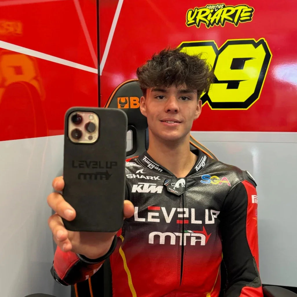 iPhone Alcantara Case - LEVEL UP MTA - Space Grey