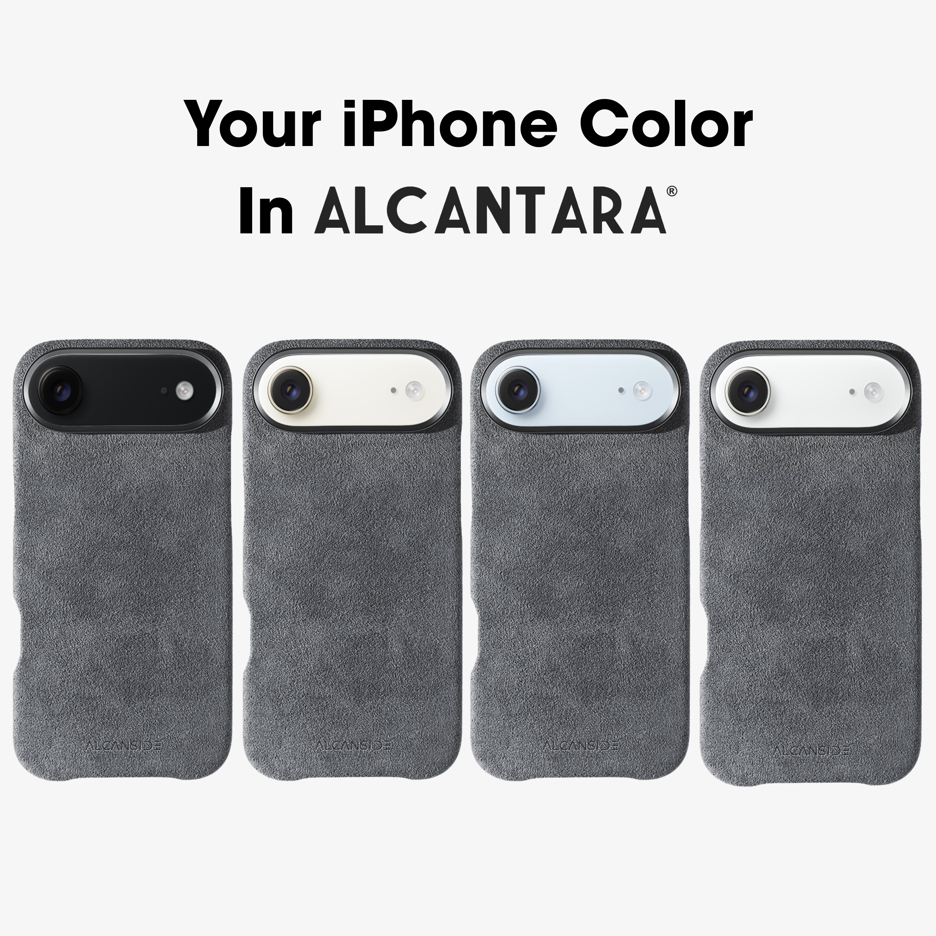 iPhone 17 Air - Alcantara Case - Nardo Gray