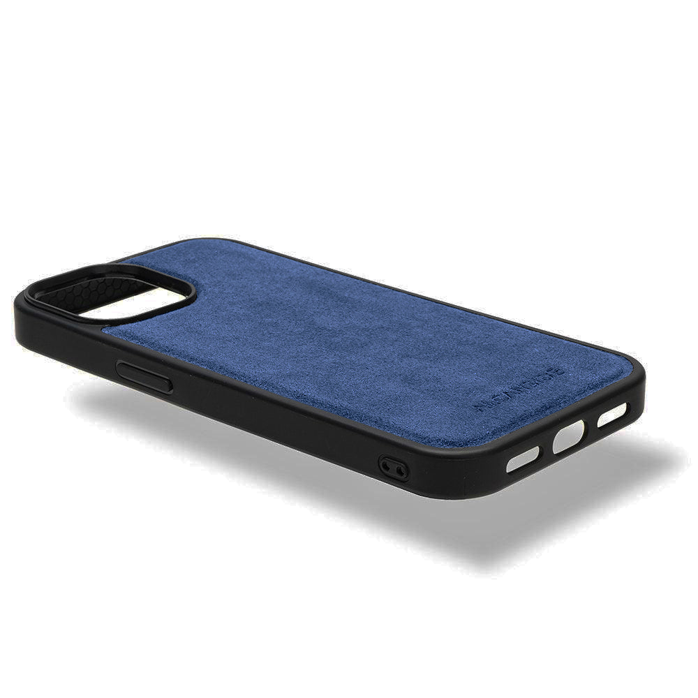 iPhone 15 Plus - Alcantara Back Cover - Ocean Blue