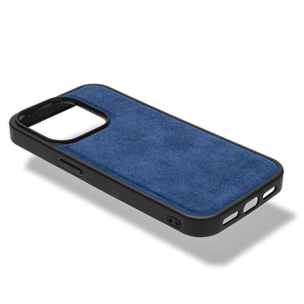 iPhone 15 Pro - Alcantara Back Cover - Ocean Blue