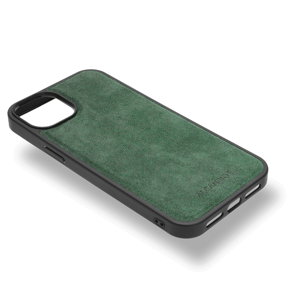 iPhone 13 - Alcantara Case With MagSafe Magnet - Midnight Green - Alcanside