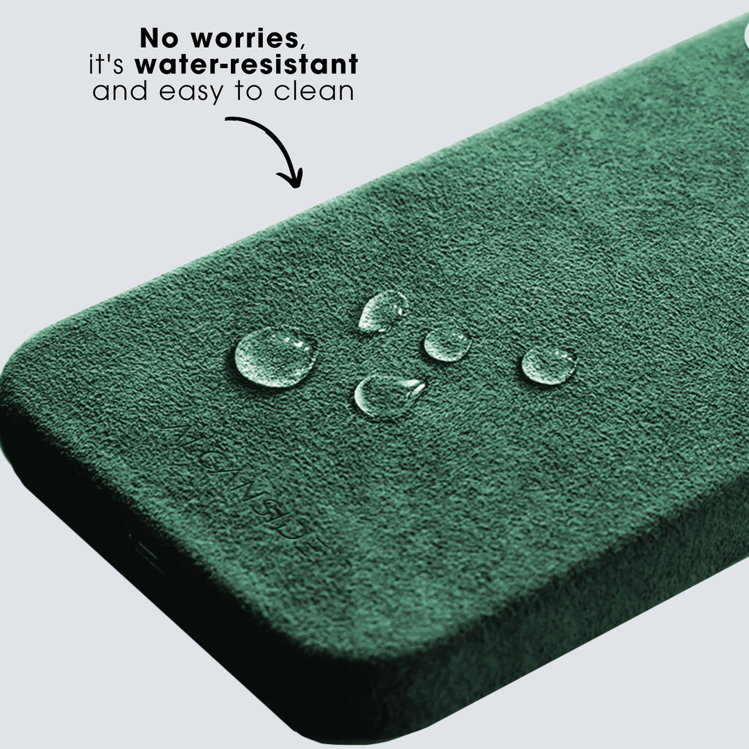 iPhone 13 Mini - Alcantara Case- Midnight Green - Alcanside