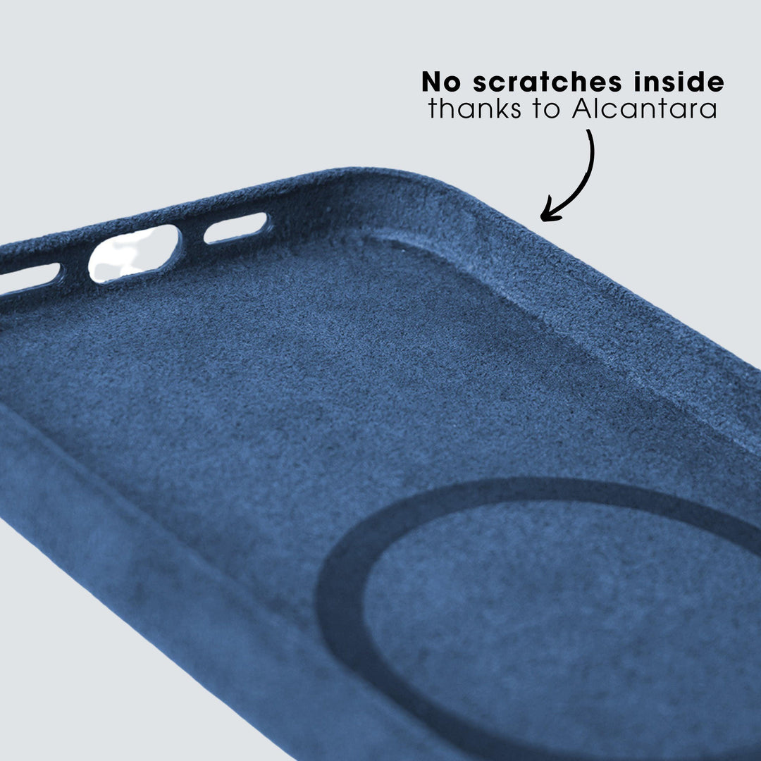 iPhone 11 Pro - Alcantara Case - Ocean blue - Alcanside