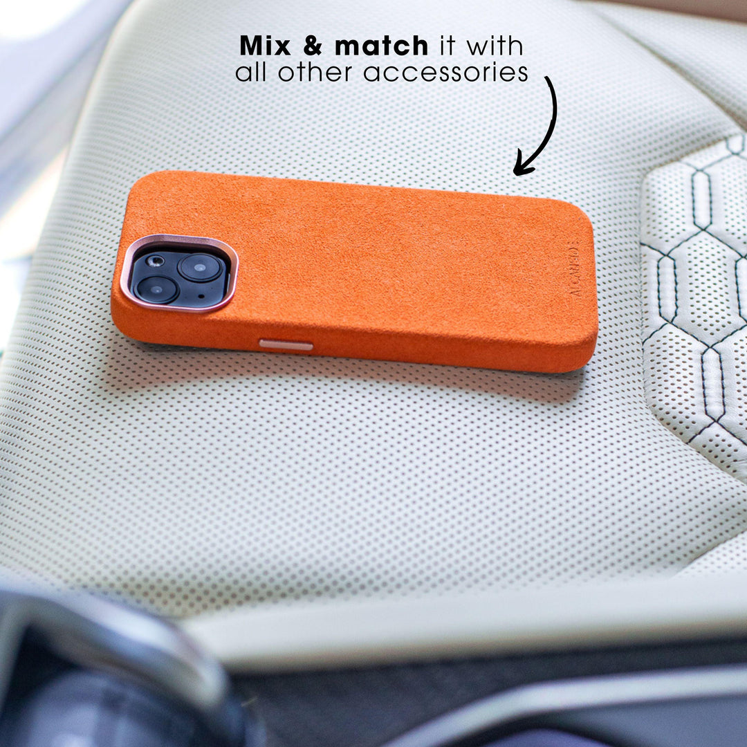 Limited Edition - iPhone 12 Pro Max - Alcantara Case - Orange - Alcanside