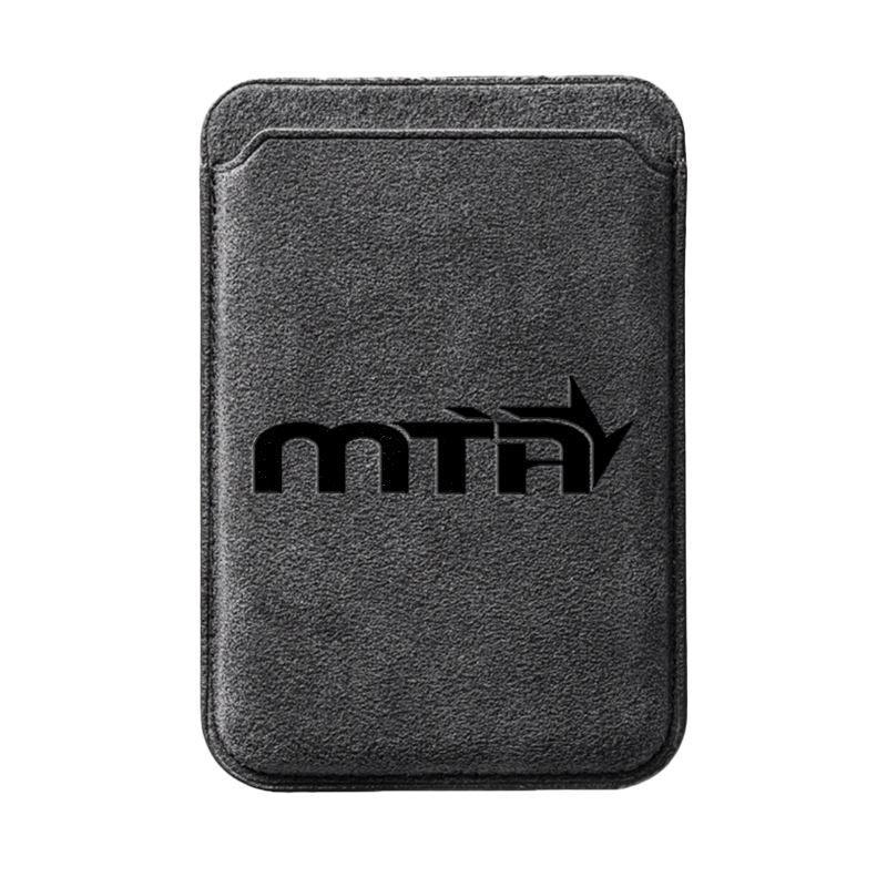 MTA x Alcanside - Alcantara MagSafe Wallet - Space Grey - Alcanside