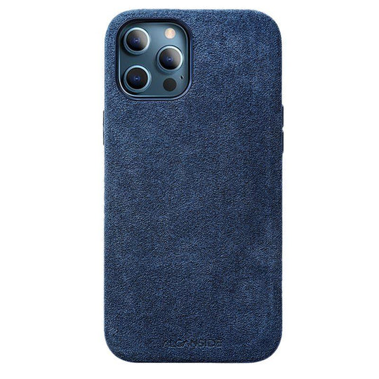 iPhone 12 Pro Max - Alcantara Case - Ocean blue - Alcanside