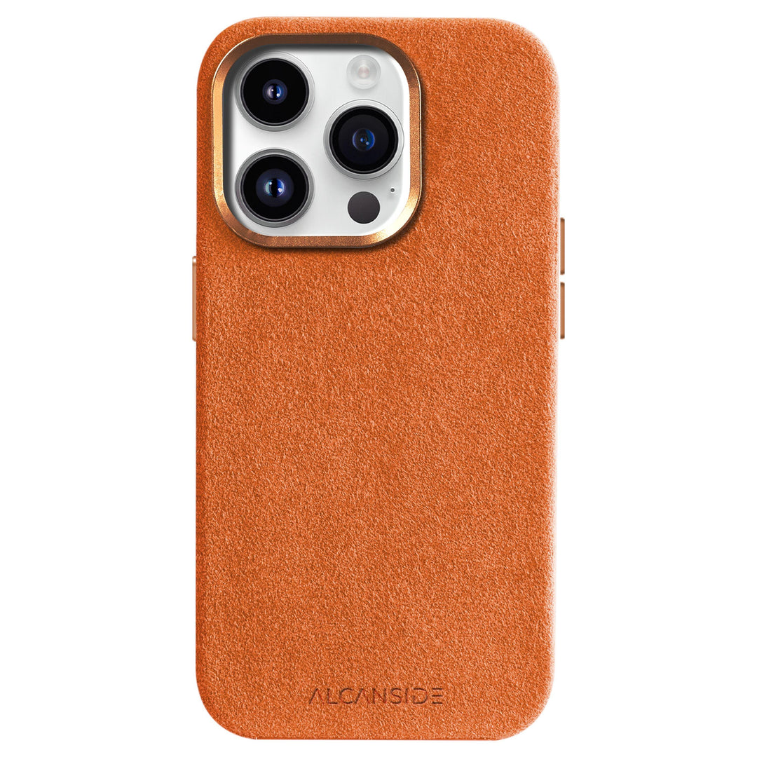 Limited Edition - iPhone 12 Pro Max - Alcantara Case - Orange - Alcanside